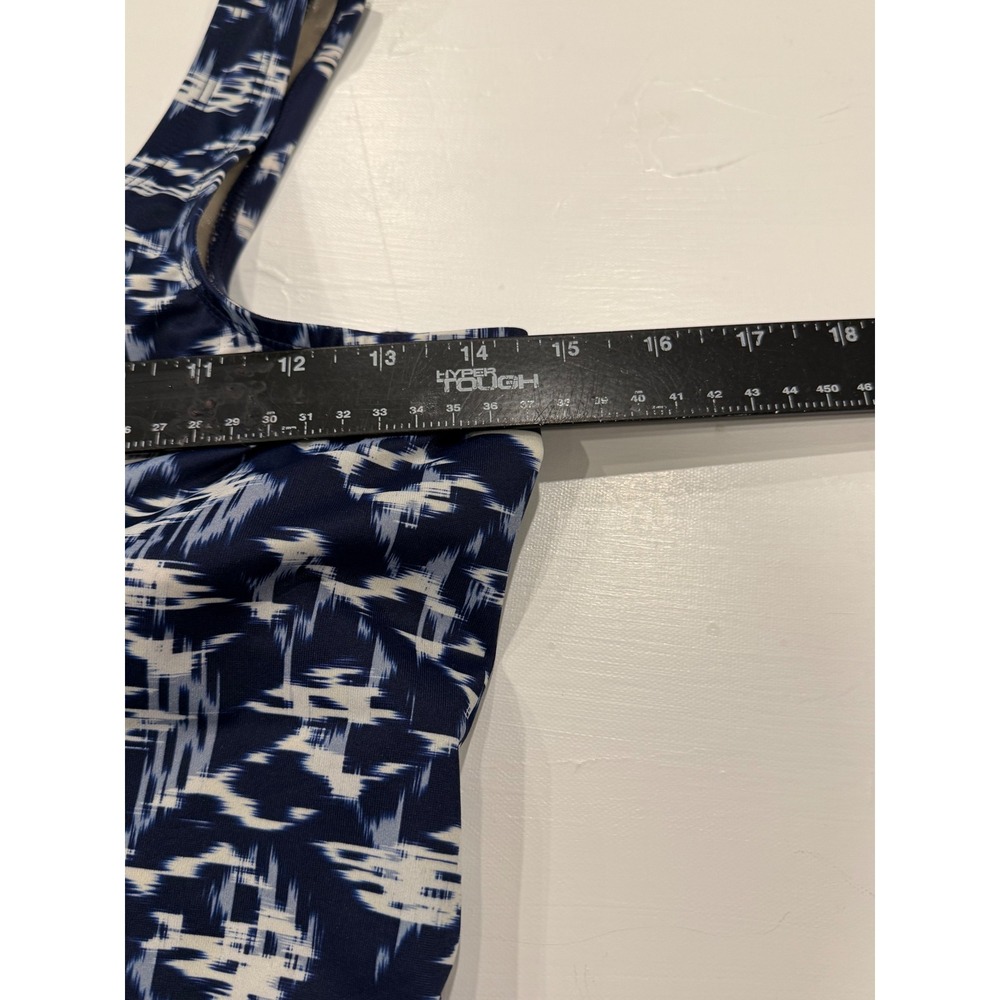 Miraclesuit Womens Navy White Abstract Print One Piece Swimsuit Size 12 NEW - Picture 6 of 13